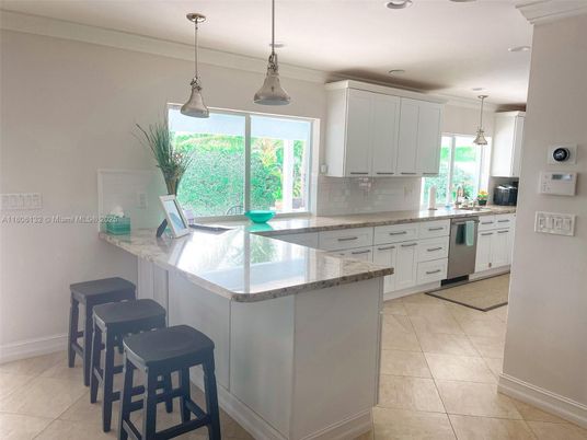 Interior, Kitchen, Pendant Lights, Recessed Lighting