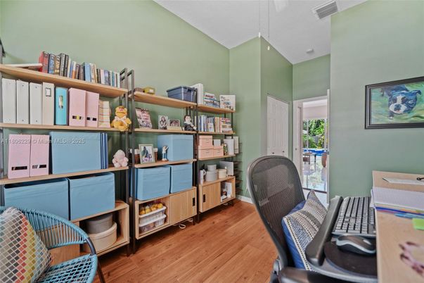 Home Office, Interior, Wood Texture Flooring
