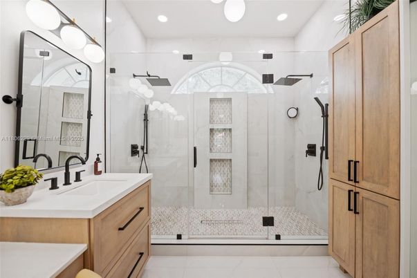 Bathroom, Interior, Wood Texture Flooring