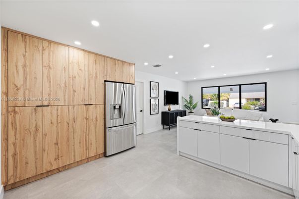 Interior, Kitchen, Living room, Recessed Lighting