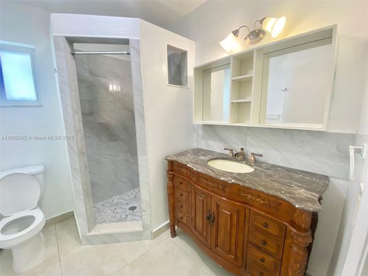 Bathroom, Glass Shower, Interior, Marble Walls