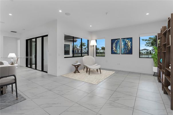 Interior, Marble, Recessed Lighting