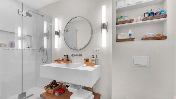 Bathroom, Glass Shower, Interior