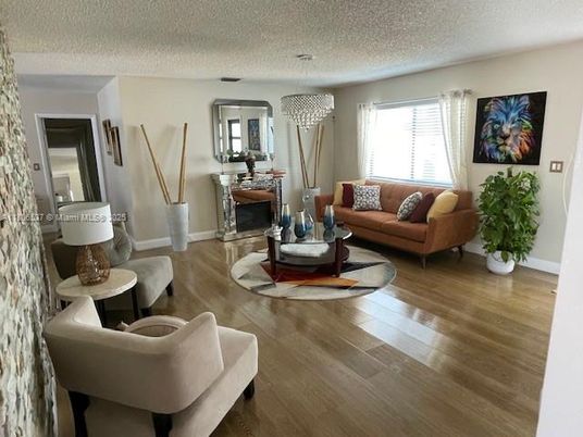 Chandelier, Interior, Living room, Wood Texture Flooring