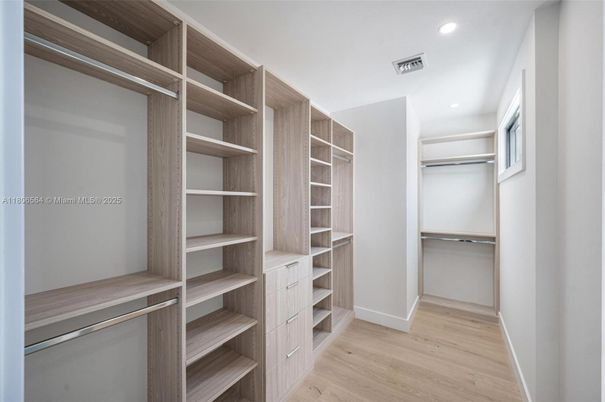 Interior, Recessed Lighting, Walk-in Closets, Wood Texture Flooring