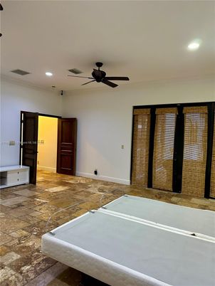 Billiard Table, Game Room, Interior, Recessed Lighting