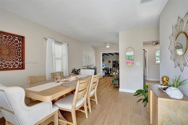 Dining room, Interior, Wood Texture Flooring