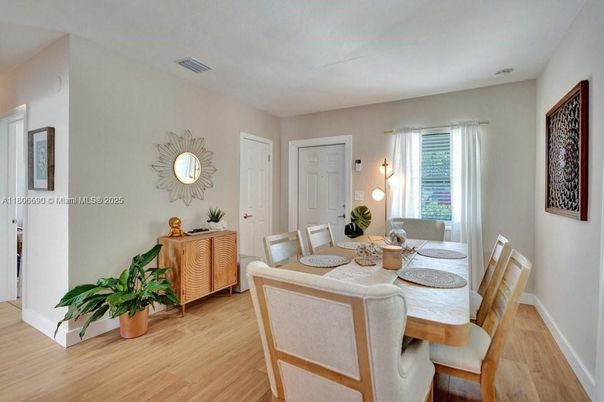 Dining room, Interior, Wood Texture Flooring