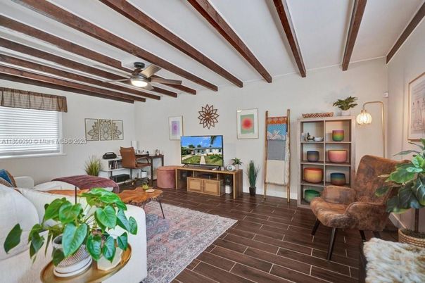 Interior, Wooden Beams, Wood Texture Flooring