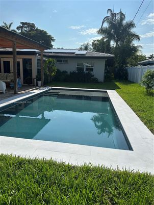 Exterior, Pool, Solar Panels