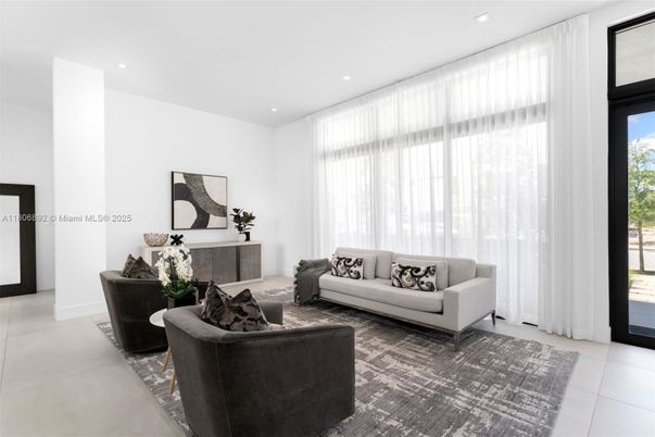 Interior, Living room, Recessed Lighting