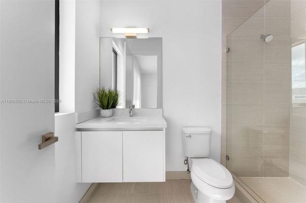 Bathroom, Glass Shower, Interior