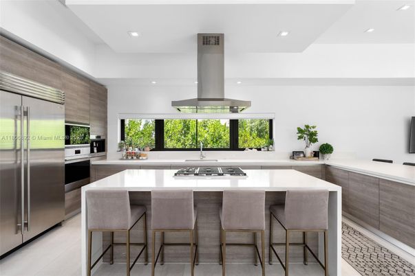 Interior, Kitchen, Recessed Lighting, Stainless Steel Appliances