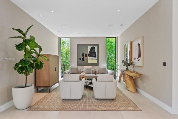 Interior, Living room, Recessed Lighting