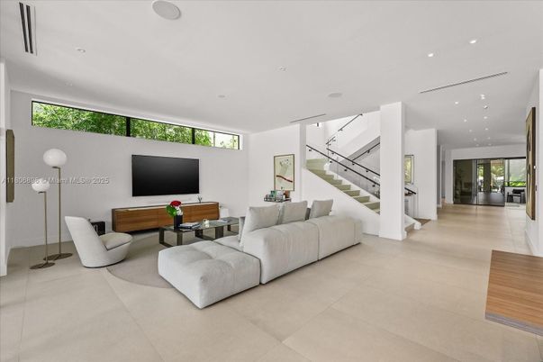 Interior, Living room, Recessed Lighting
