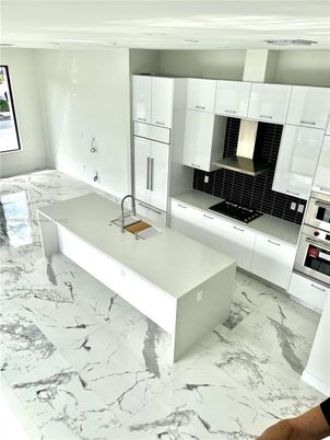 Interior, Kitchen, Marble