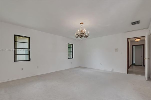Chandelier, Empty room, Interior