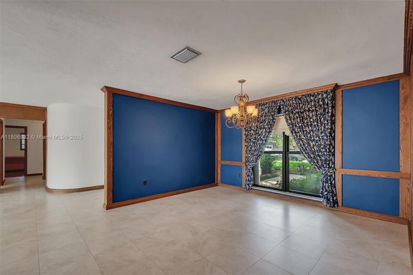 Chandelier, Empty room, Interior