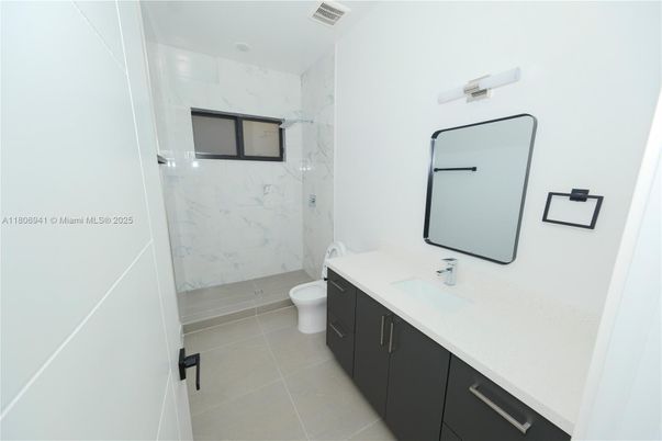 Bathroom, Glass Shower, Interior, Marble Walls