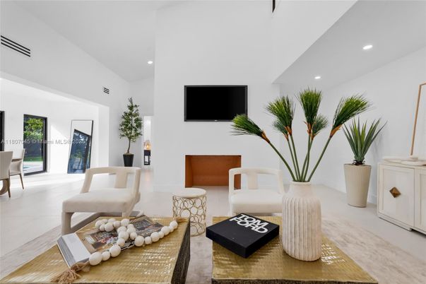 Interior, Living room, Recessed Lighting