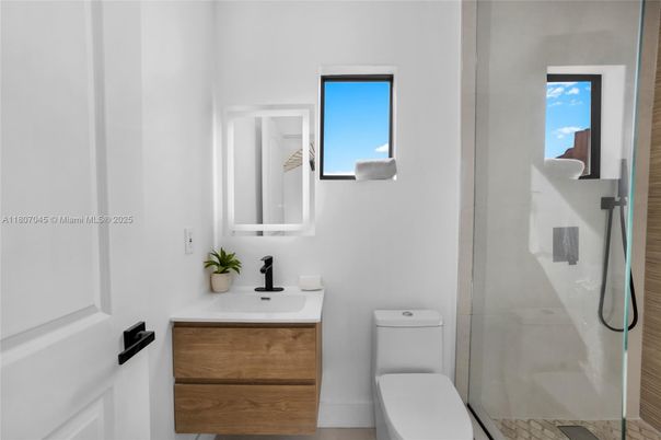 Bathroom, Glass Shower, Interior