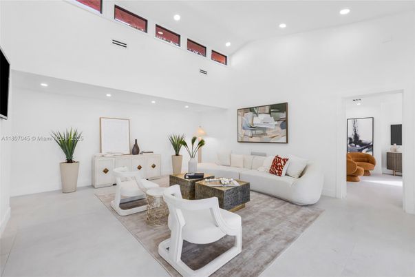 Interior, Living room, Recessed Lighting