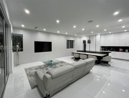 Billiard Table, Game Room, Interior, Living room, Recessed Lighting