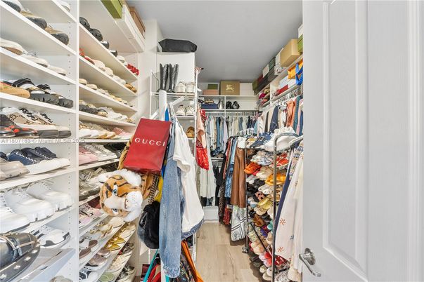 Interior, Walk-in Closets, Wood Texture Flooring