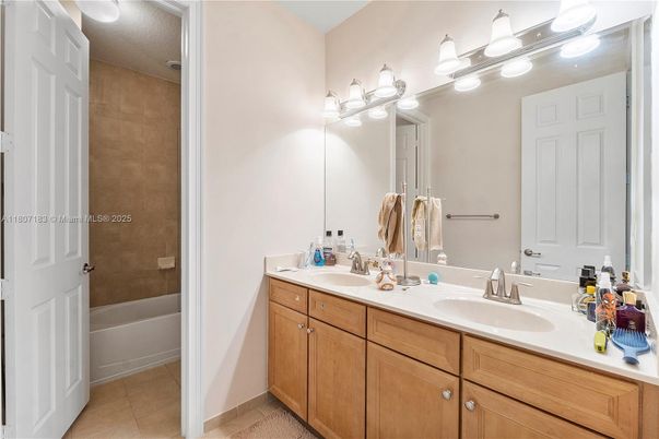 Bathroom, Dual Sink Vanities, Glass Shower, Interior