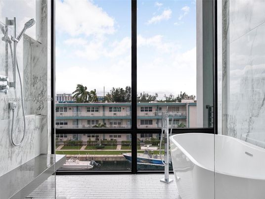 Bathroom, Free Standing Baths, Interior, Marble Walls