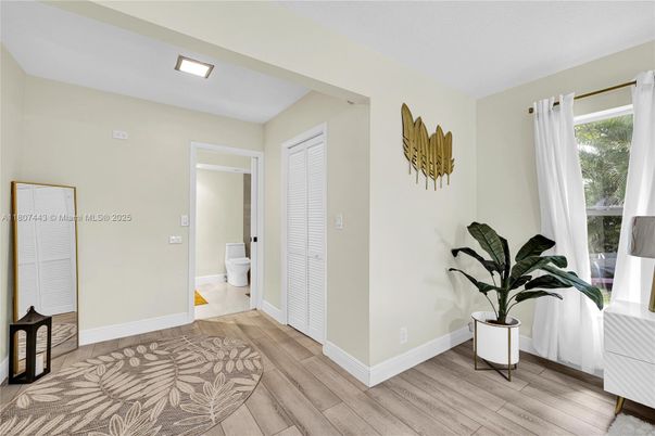 Bathroom, Empty room, Interior, Wood Texture Flooring
