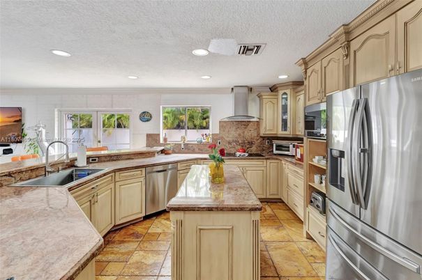 Interior, Kitchen, Recessed Lighting, Stainless Steel Appliances