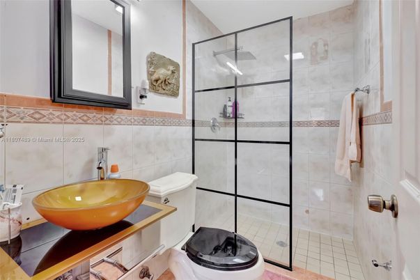 Bathroom, Glass Shower, Interior