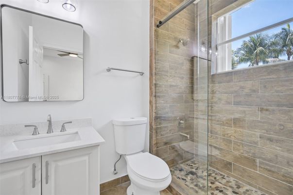 Bathroom, Glass Shower, Interior