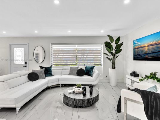 Interior, Living room, Marble, Recessed Lighting