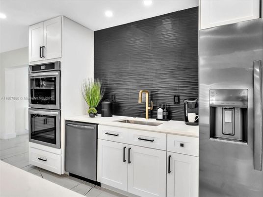 Interior, Kitchen, Recessed Lighting, Stainless Steel Appliances