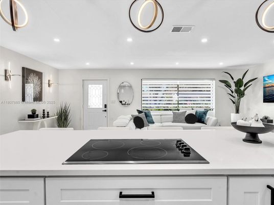 Interior, Kitchen, Living room, Recessed Lighting