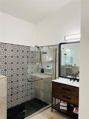 Bathroom, Glass Shower, Interior