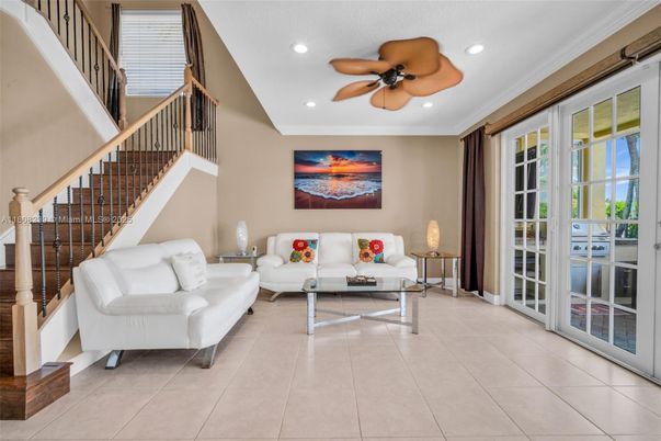 Interior, Living room, Recessed Lighting