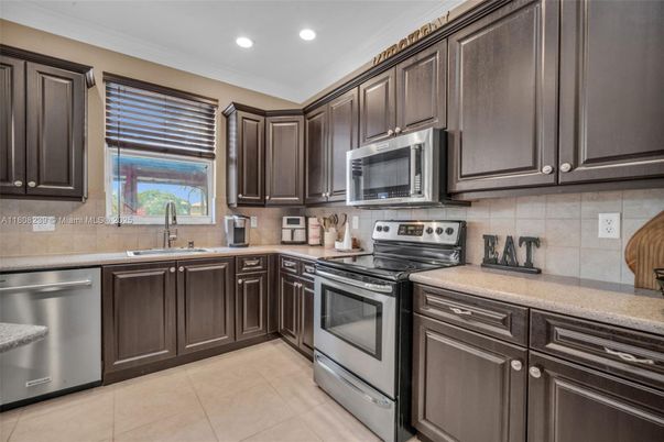 Interior, Kitchen, Recessed Lighting, Stainless Steel Appliances