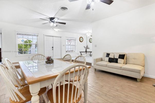 Dining room, Interior, Wood Texture Flooring