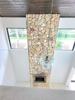 Fireplace, Interior, Stone Walls