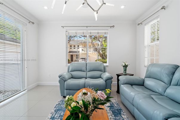 Interior, Living room, Recessed Lighting