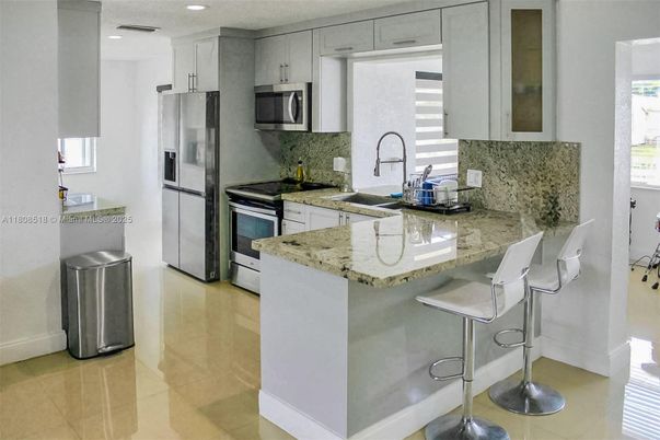 Interior, Kitchen, Recessed Lighting, Stainless Steel Appliances