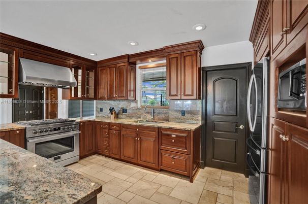 Interior, Kitchen, Recessed Lighting, Stainless Steel Appliances