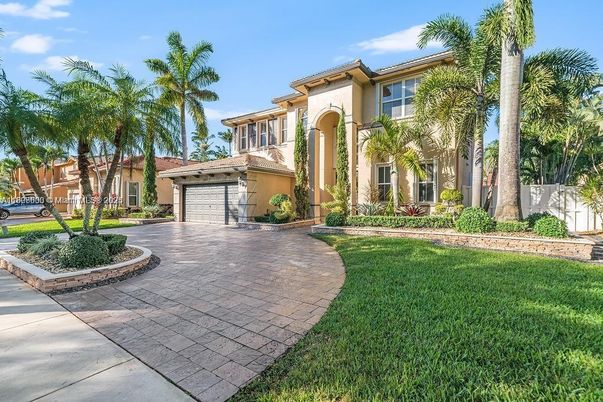 Attached, Backyard, Exterior, Facade, Mediterranean