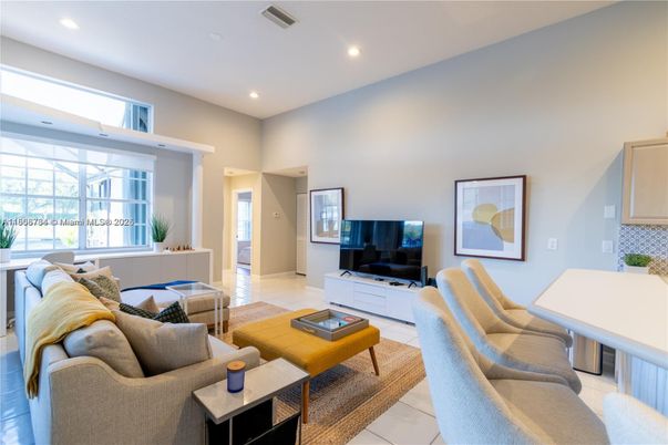 Interior, Living room, Recessed Lighting