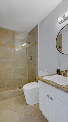 Bathroom, Glass Shower, Interior