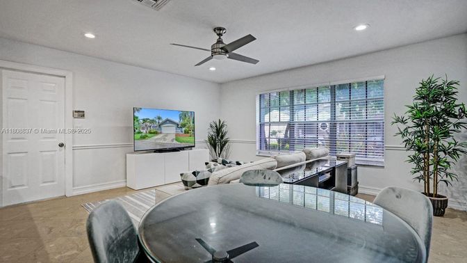 Interior, Living room, Recessed Lighting
