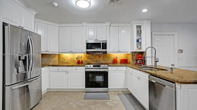 Interior, Kitchen, Recessed Lighting, Stainless Steel Appliances